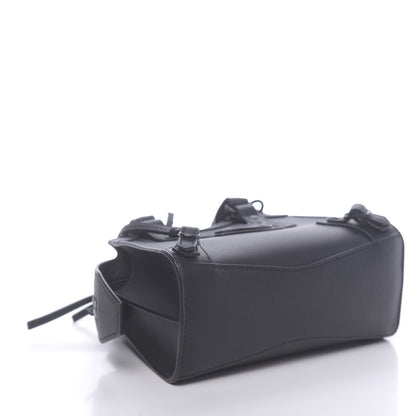 Balenciaga Smooth Calfskin Neo Classic Black Hardware Nano City Crossbody Black 4 of 10