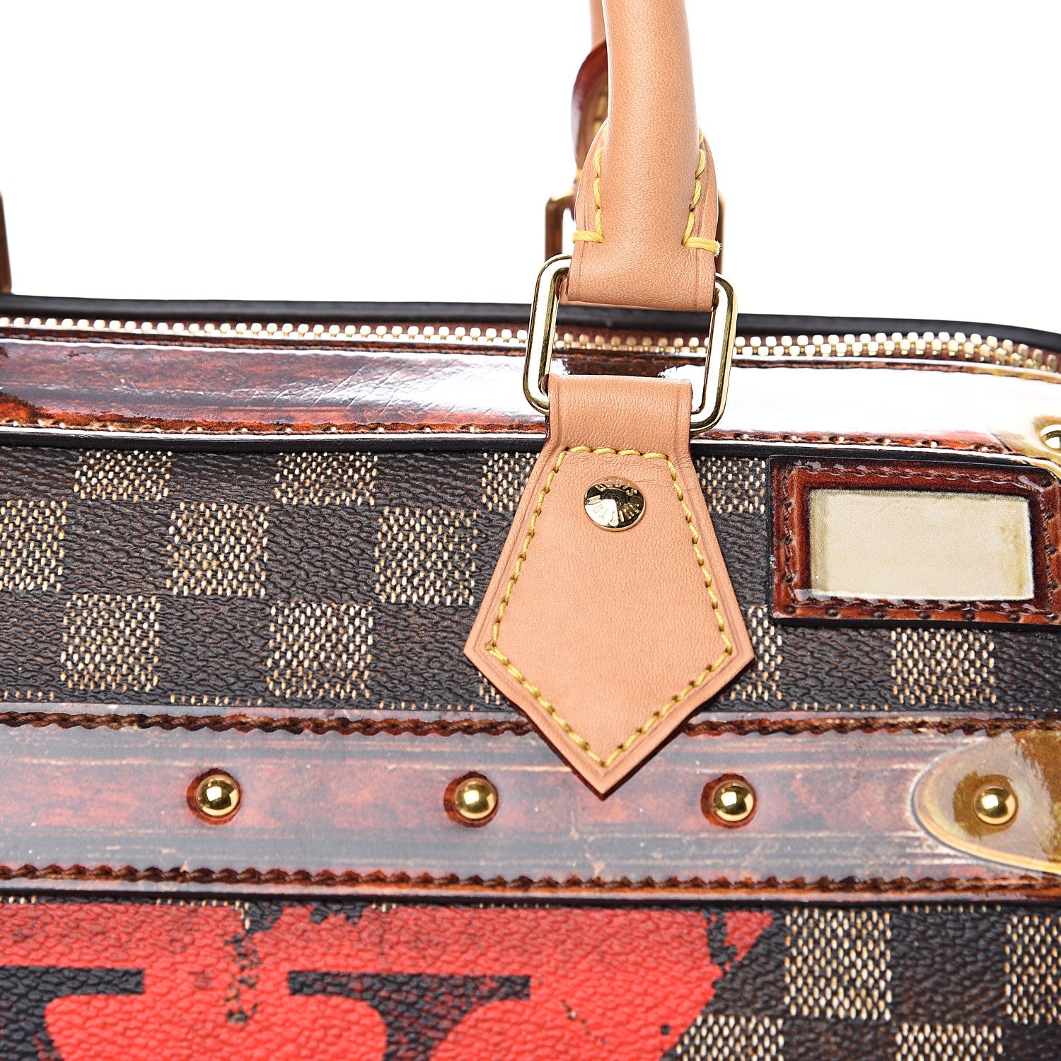 Louis Vuitton Transformed Damier Ebene Time Trunk Speedy Bandouliere 25 Black 9 of 9