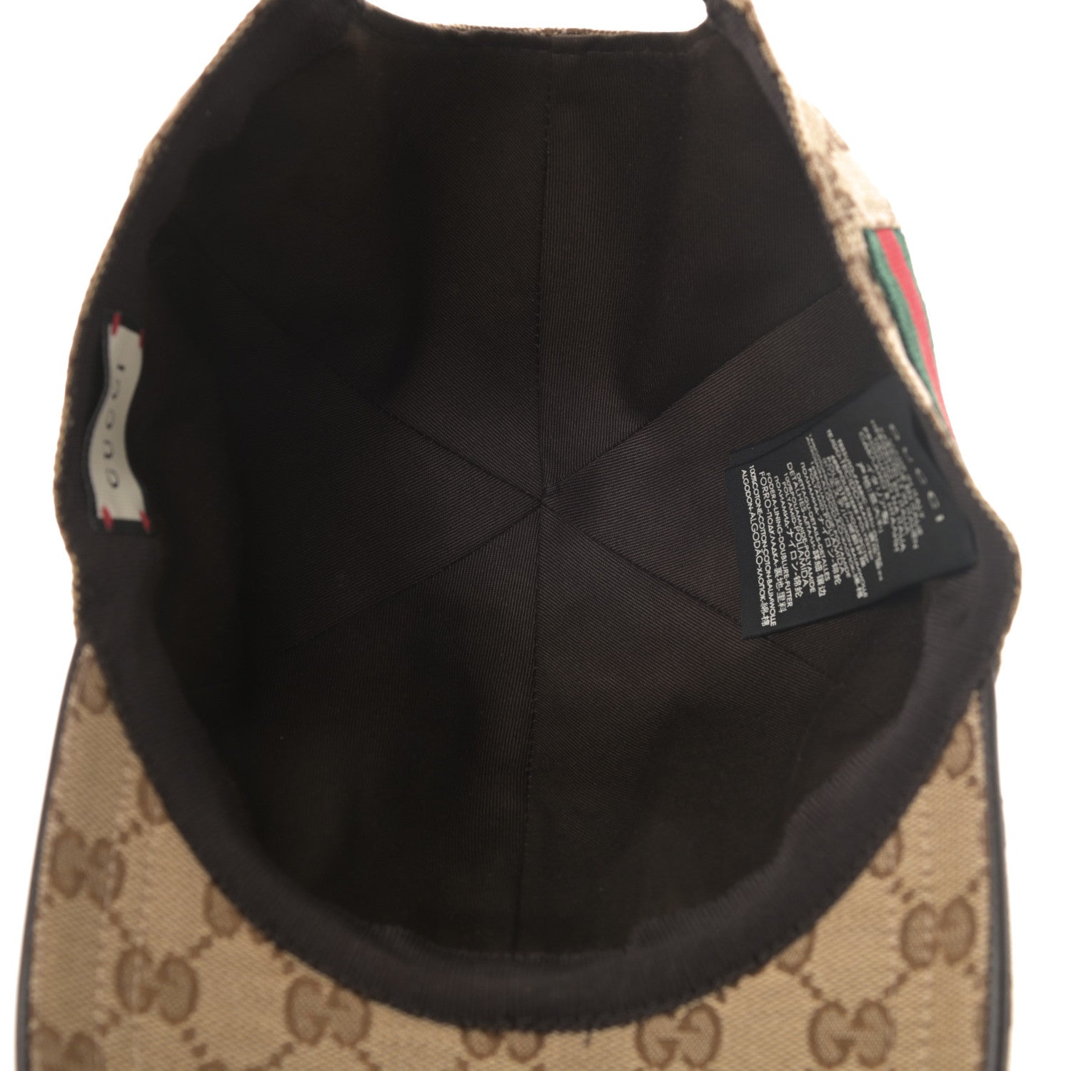 Gucci Monogram Web Baseball Hat L Beige Cocoa 5 of 7