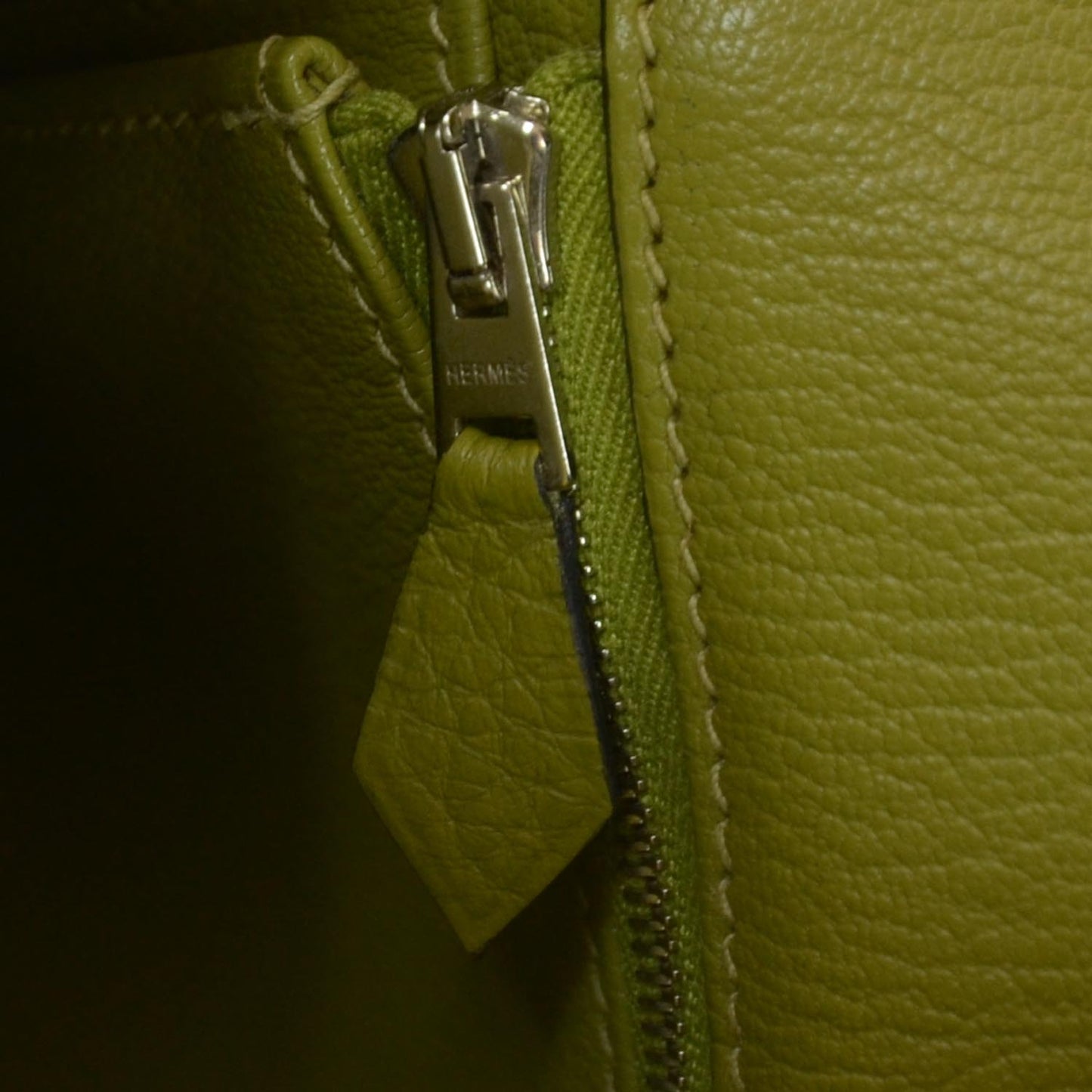 Taurillon Clemence BIRKIN 35 Vert Chartreuse