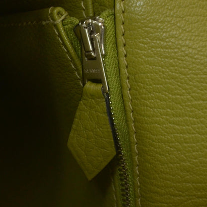Hermes Taurillon Clemence BIRKIN 35 Vert Chartreuse 8 of 9