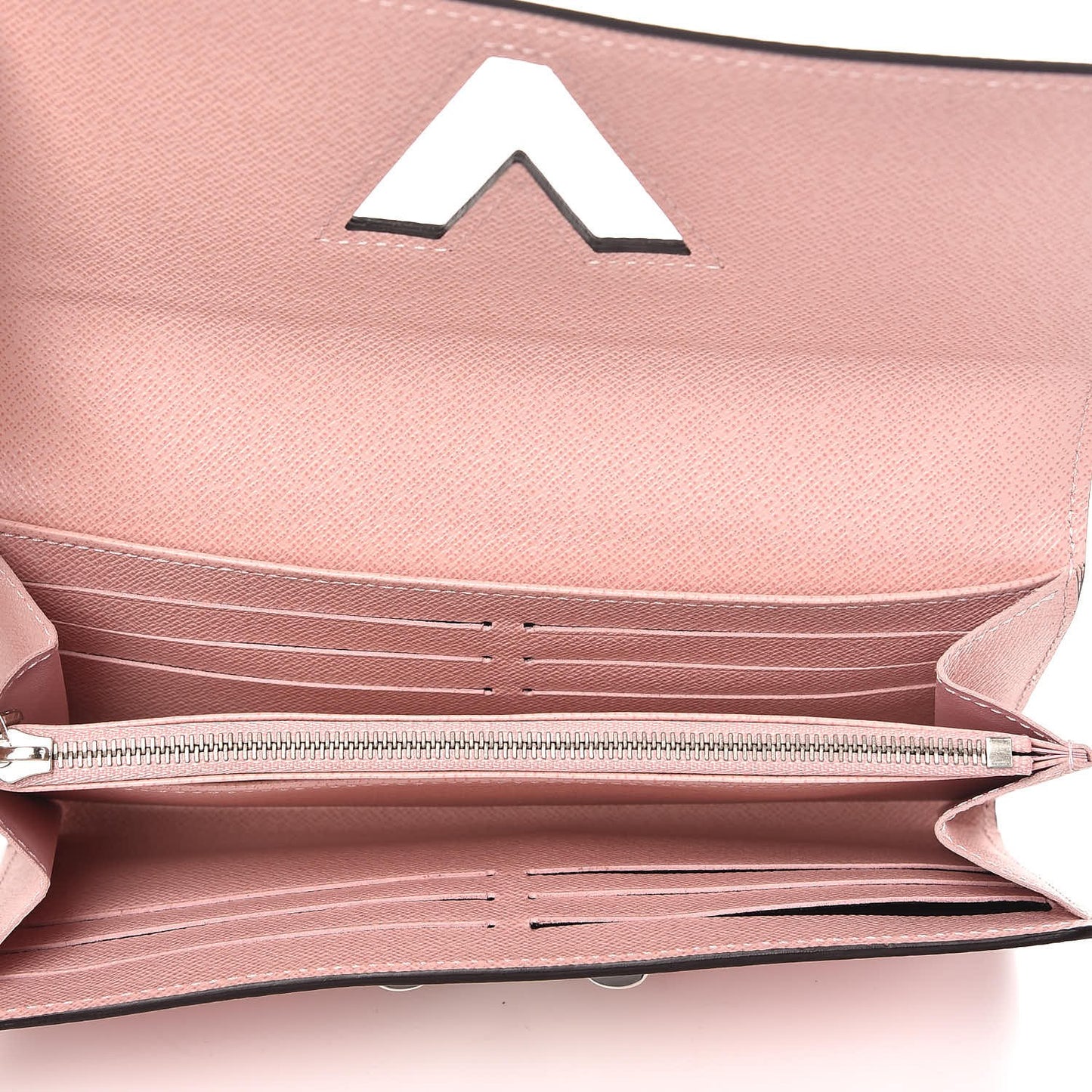Epi Twist Wallet Rose Ballerine