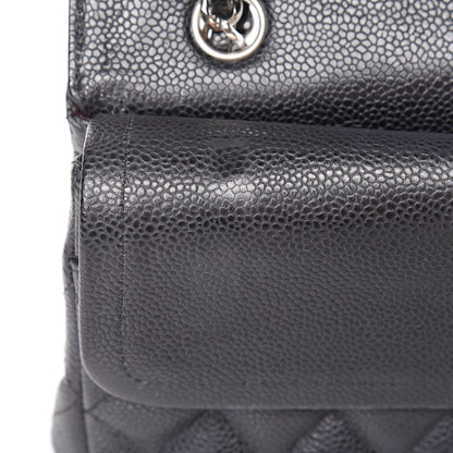 Chanel Caviar Quilted Medium Double Flap Black 10 of 12