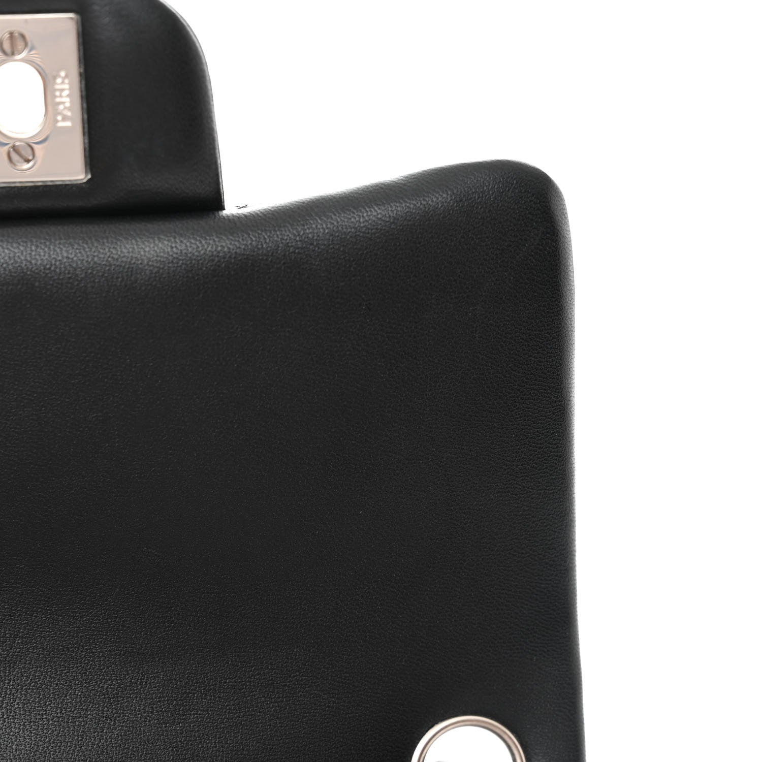 Chanel Lambskin Quilted Mini Square Flap Black 13 of 14
