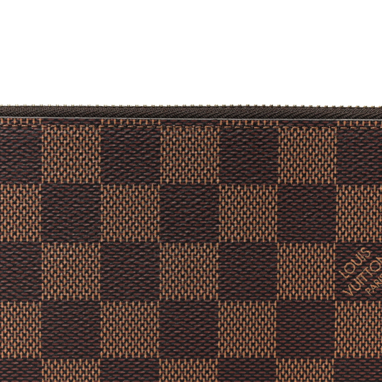 Louis Vuitton Damier Ebene Clemence Wallet Cherry 7 of 8