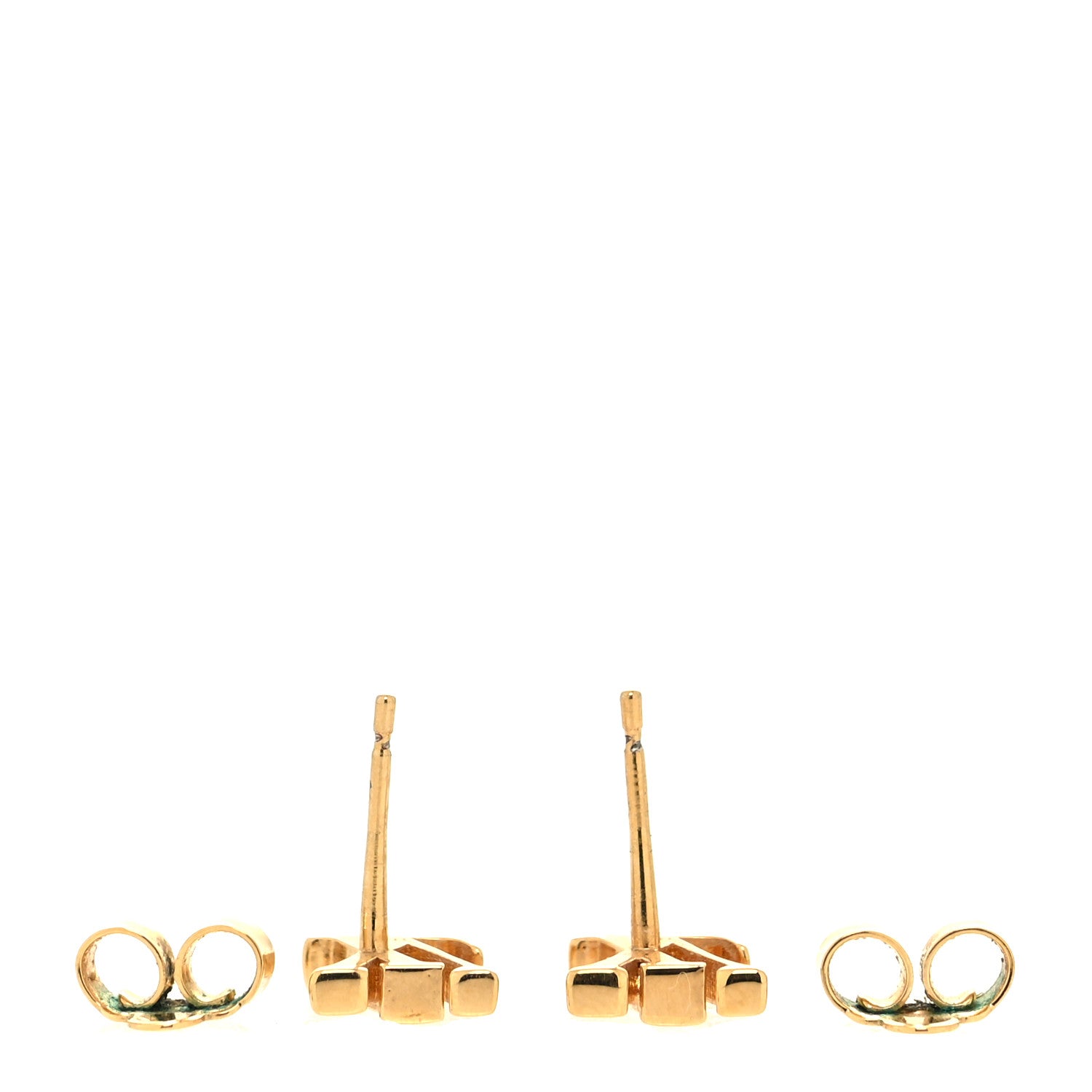 Louis Vuitton Metal Crystal Loulougram Earrings Multicolor 3 of 4