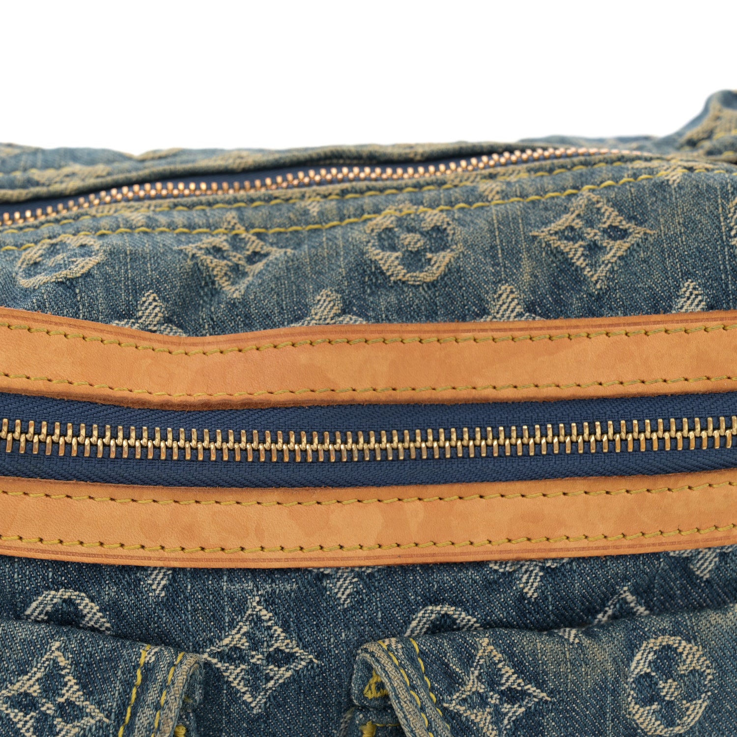 Louis Vuitton Monogram Denim Baggy PM Blue 10 of 10