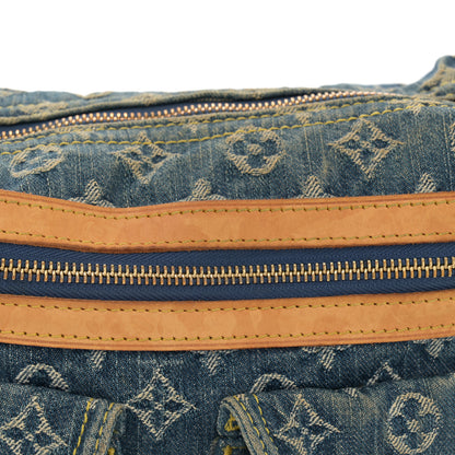 Louis Vuitton Monogram Denim Baggy PM Blue 10 of 10