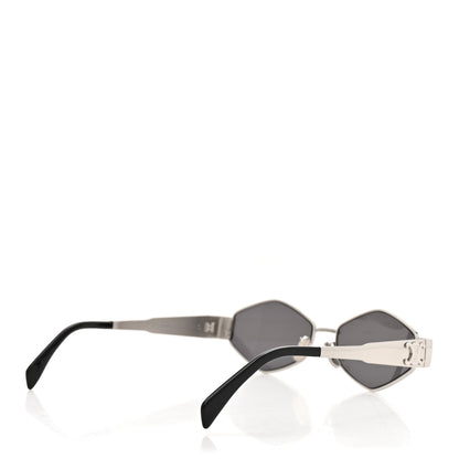 Celine Metal Triomphe 02 Sunglasses CL40254U Silver 4 of 7