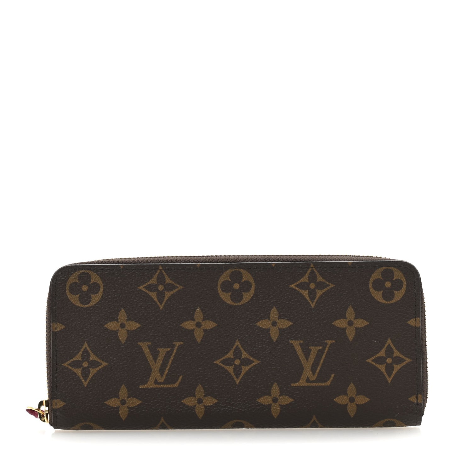 Monogram Clemence Wallet Fuchsia
