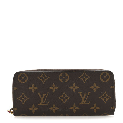 Louis Vuitton Monogram Clemence Wallet Fuchsia 1 of 6