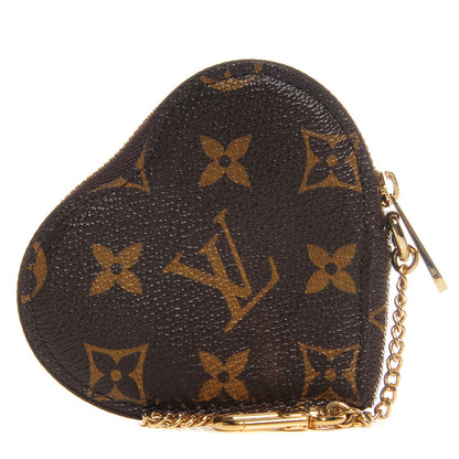 Louis Vuitton Monogram Leopard Coeur Heart Coin Purse Blanc Corail 1 of 8