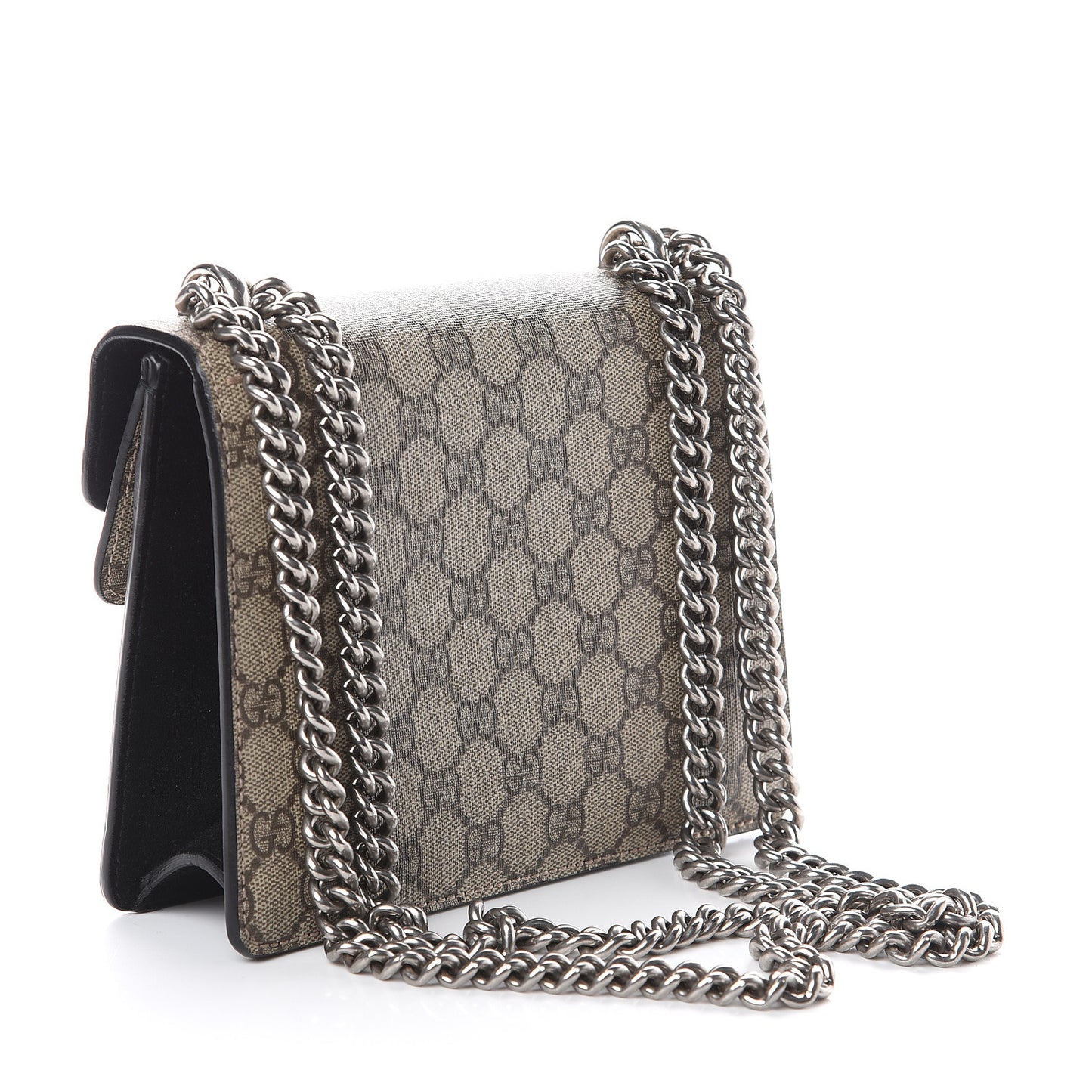 GG Supreme Monogram Mini Dionysus Shoulder Bag Black