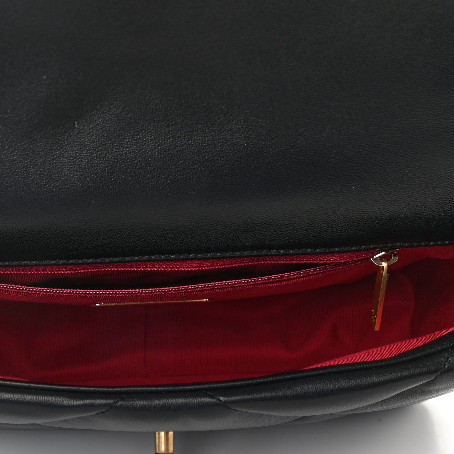 Chanel Lambskin Quilted Medium Chanel 19 Flap Black 5 of 9