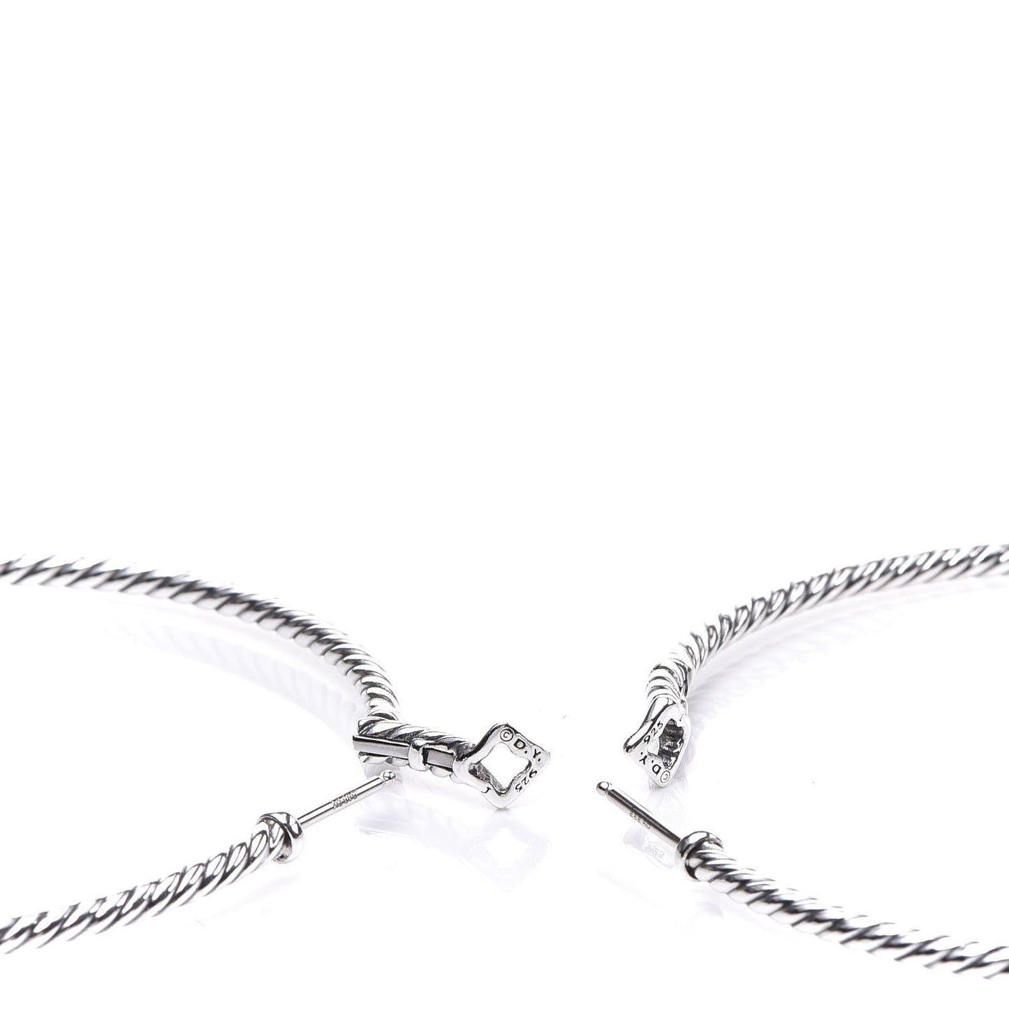 Sterling Silver Cable Classics Extra Large Hoop Earrings