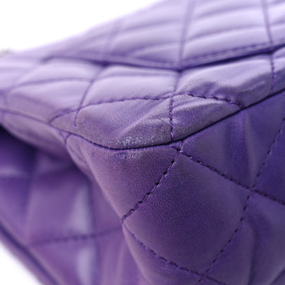 Chanel Lambskin Quilted 2.55 Reissue 226 Flap Purple 10 of 18