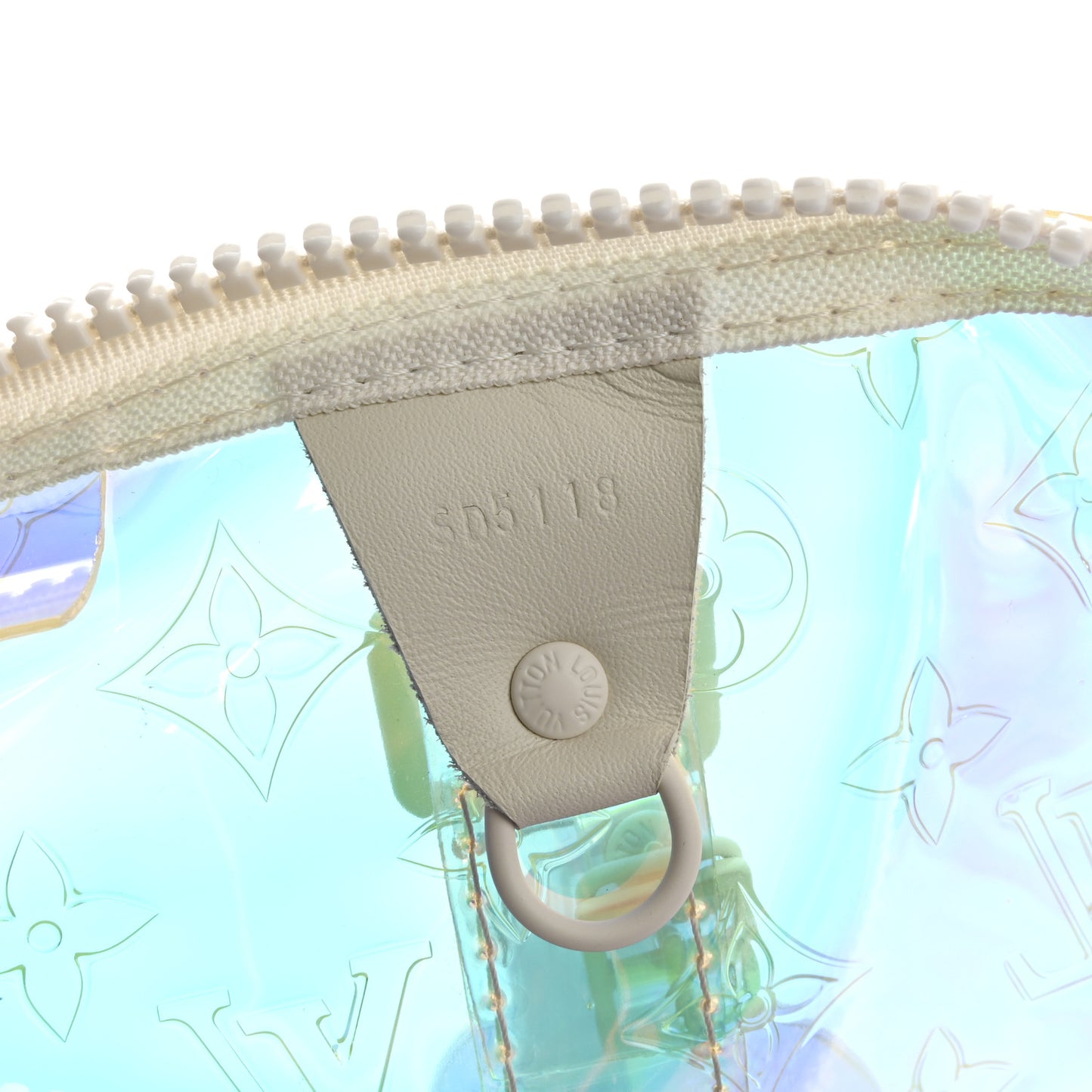 PVC Monogram Keepall Bandouliere 50 Iridescent Prism