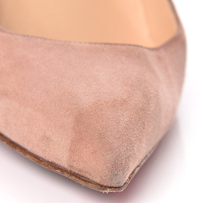 Christian Louboutin Suede Pigalle Follies 100 Pumps 42 Doudou 15 of 20