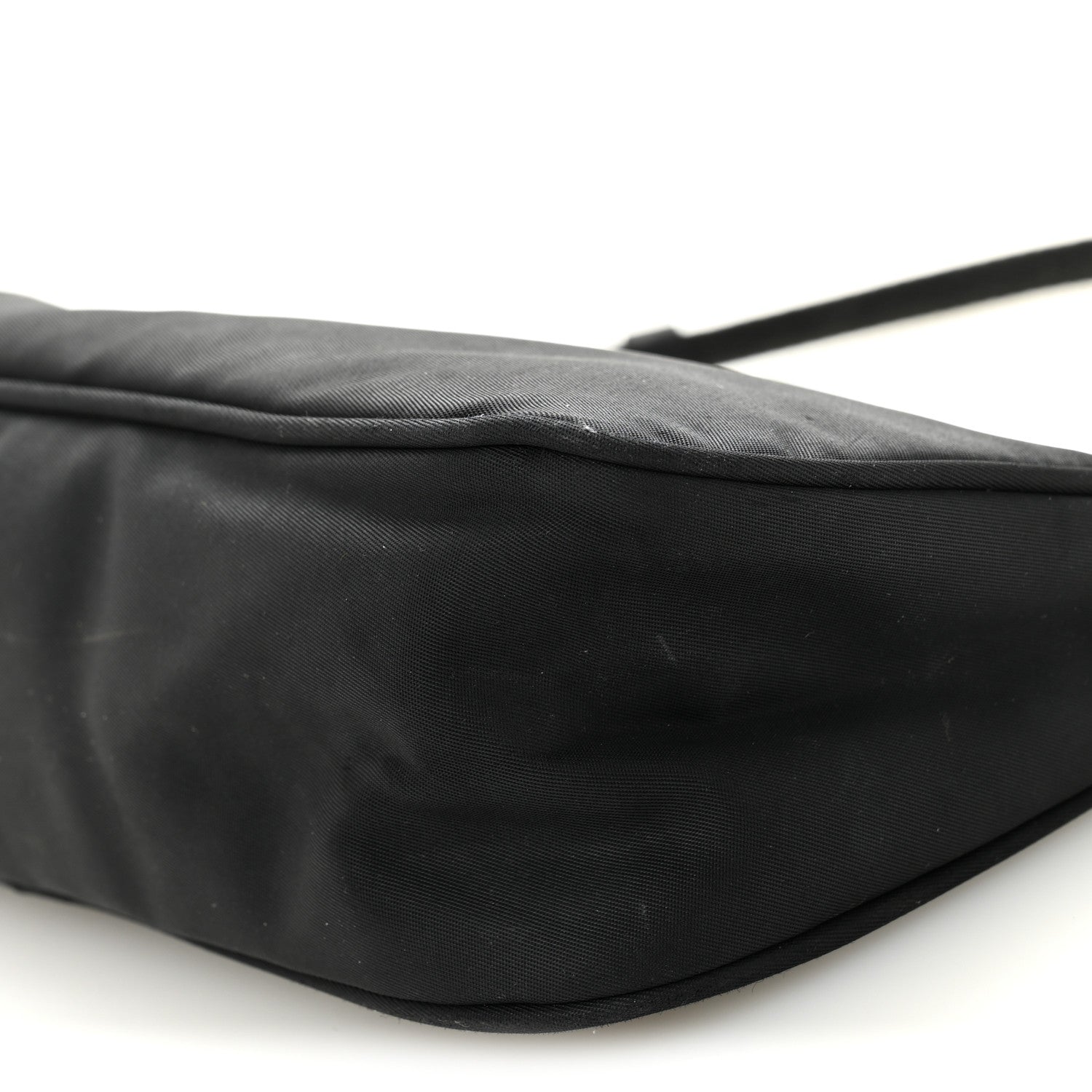 Prada Tessuto Nylon Pochette Bag Black 10 of 11