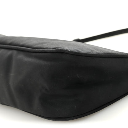 Prada Tessuto Nylon Pochette Bag Black 10 of 11