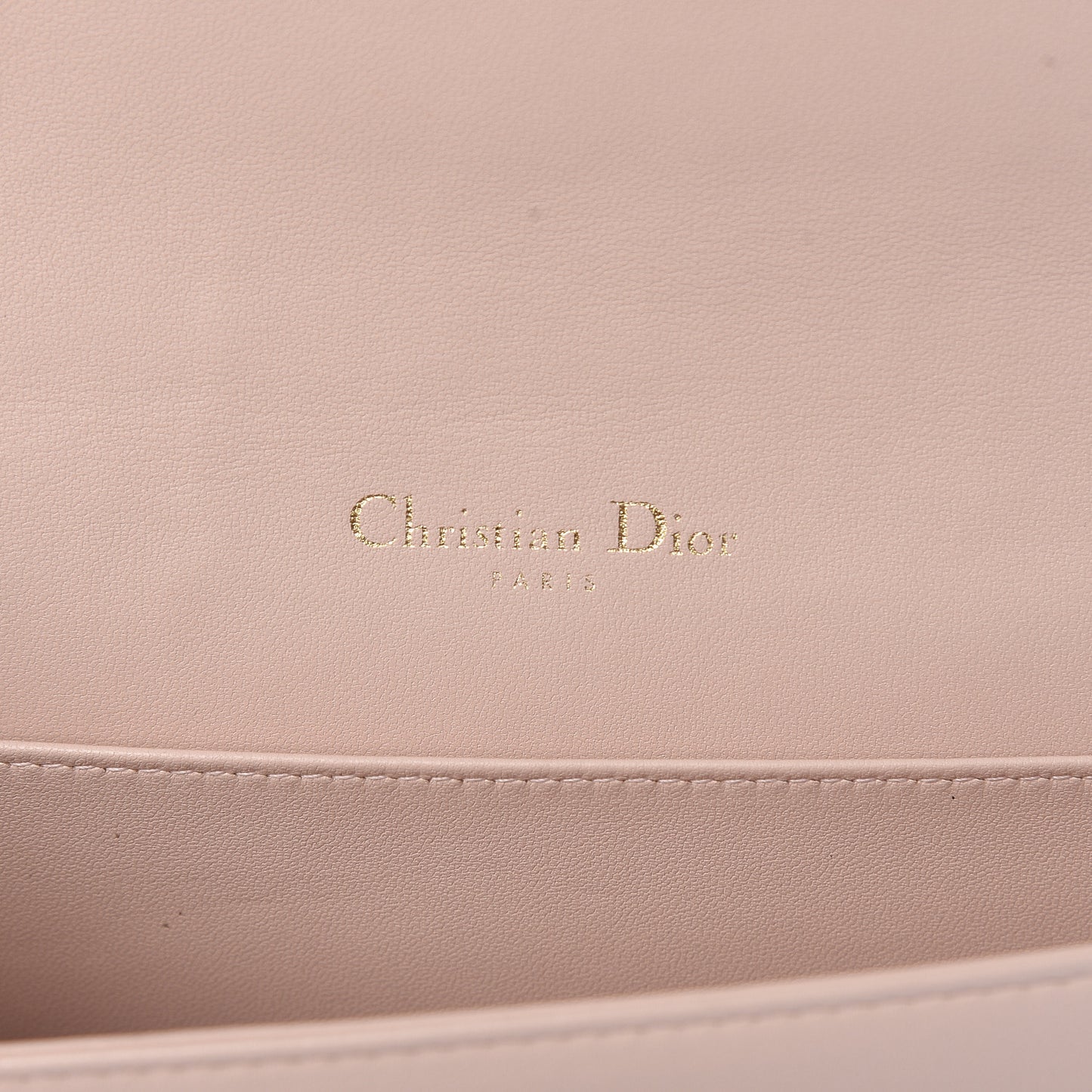 Lambskin Cannage Lady Dior Convertible Clutch Pink
