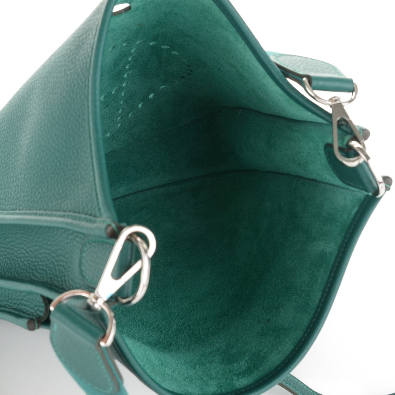 Hermes Taurillon Clemence Evelyne III PM Malachite 5 of 7