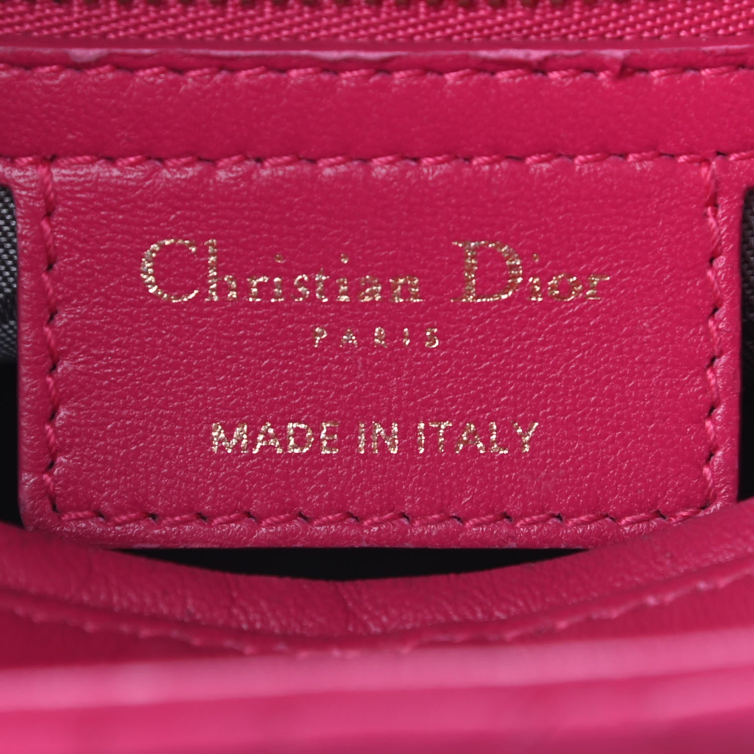 Christian Dior Lambskin Cannage Medium Lady Dior Pink 5 of 8