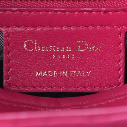 Christian Dior Lambskin Cannage Medium Lady Dior Pink 5 of 8