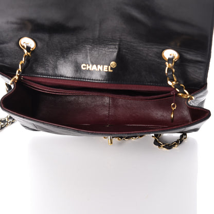 Chanel Lambskin Quilted Medium Single Flap Black 5 of 20