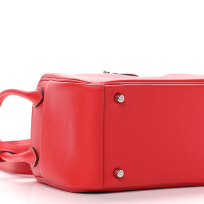 Hermes Swift Verso Mini Lindy 20 Rouge Piment Rouge De Coeur 8 of 9