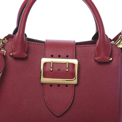 Burberry Soft Grain Calfskin Small Buckle Tote Parade Red 10 of 10
