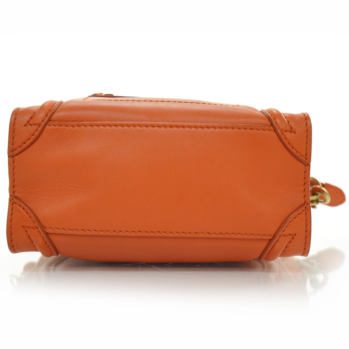 Smooth Calfskin Nano Luggage Orange