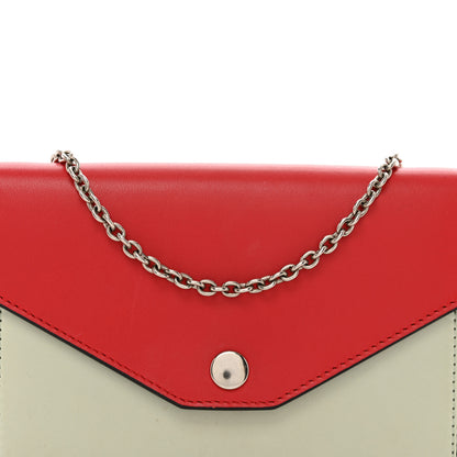 Celine Shiny Calfskin Clutch on a Chain Multicolor 5 of 12