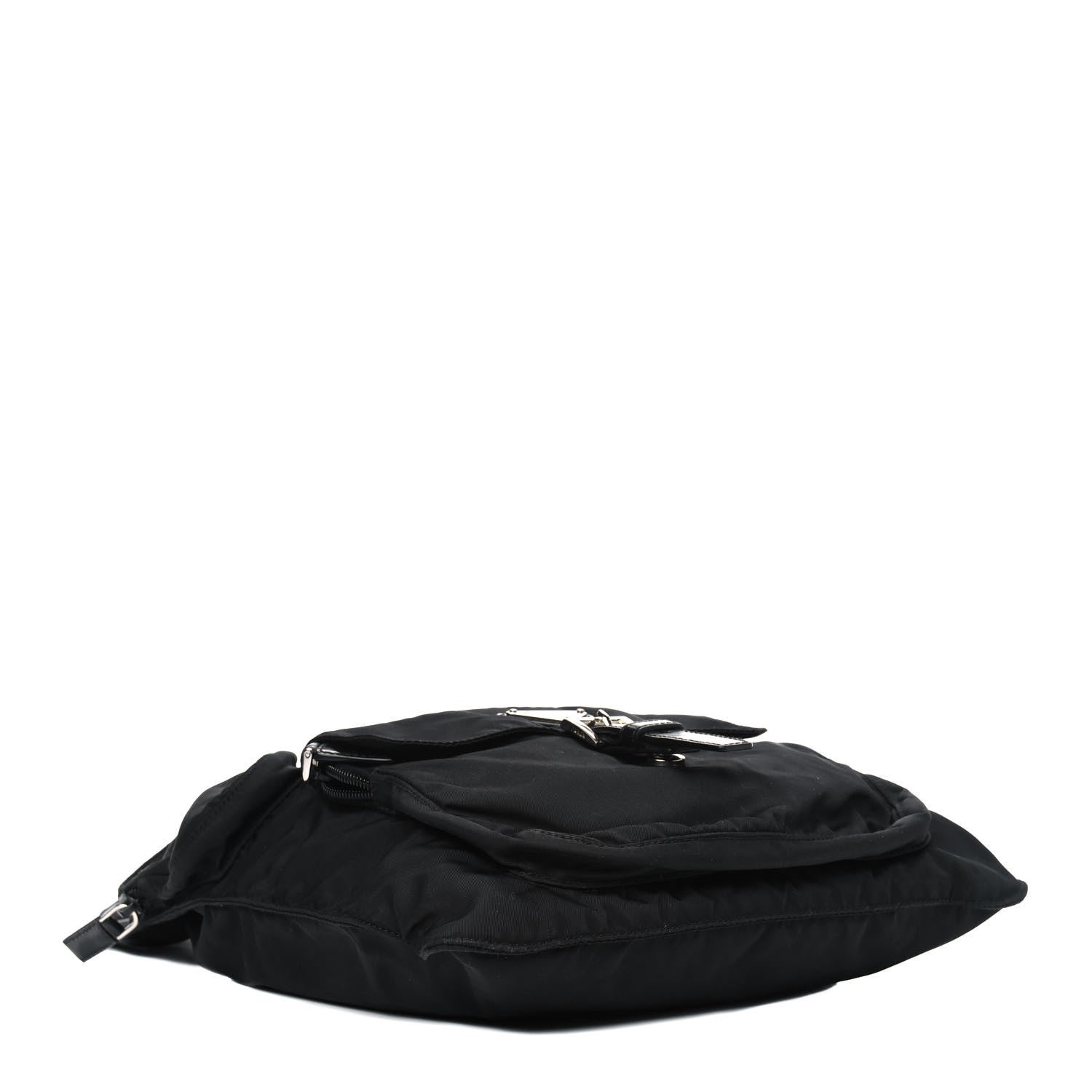 Prada Nylon Tessuto Vela Messenger Bag Black 3 of 7