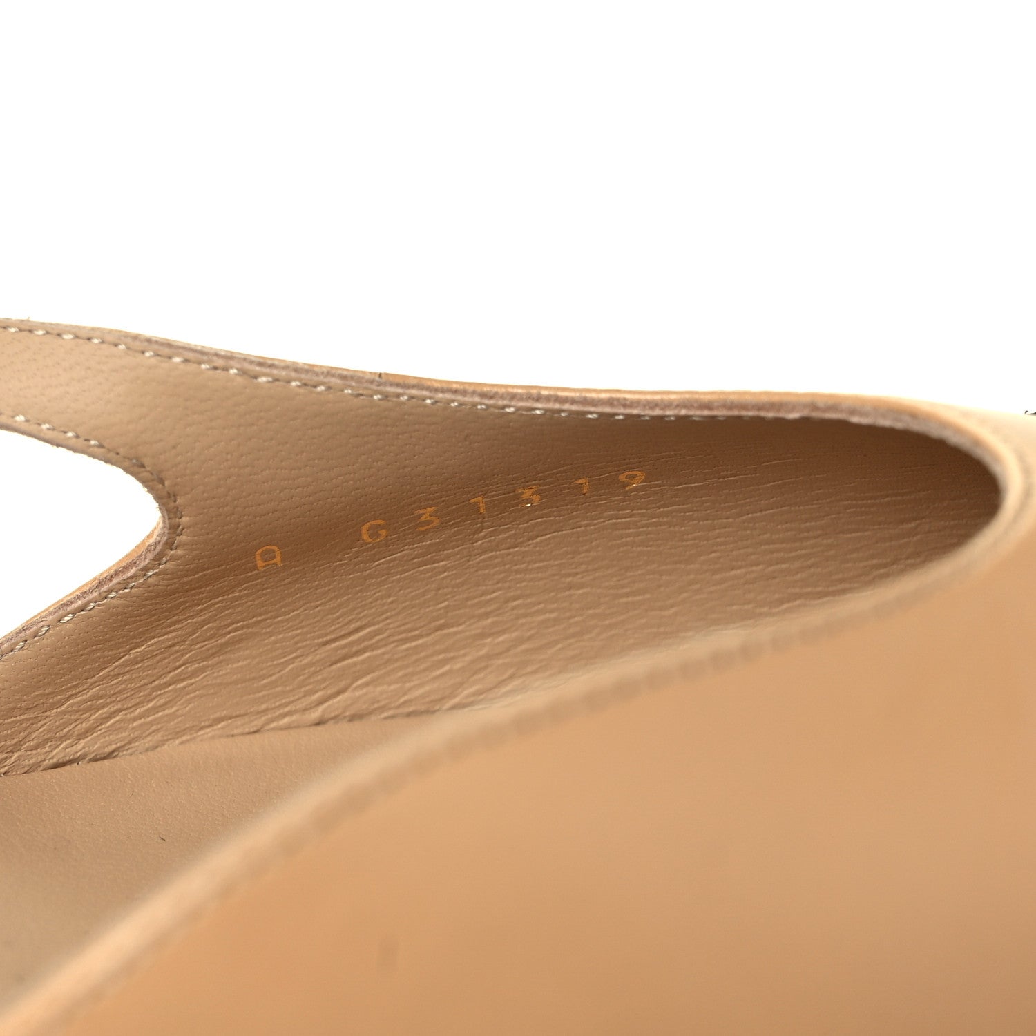 Chanel Lambskin Grosgrain Cap Toe CC Slingback Sandals 41 Beige Black 8 of 9