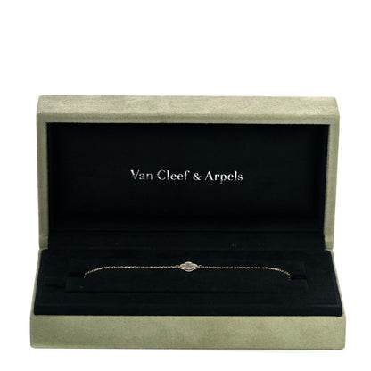 Van Cleef & Arpels 18K Yellow Gold Mother of Pearl Sweet Alhambra Bracelet 7 of 7