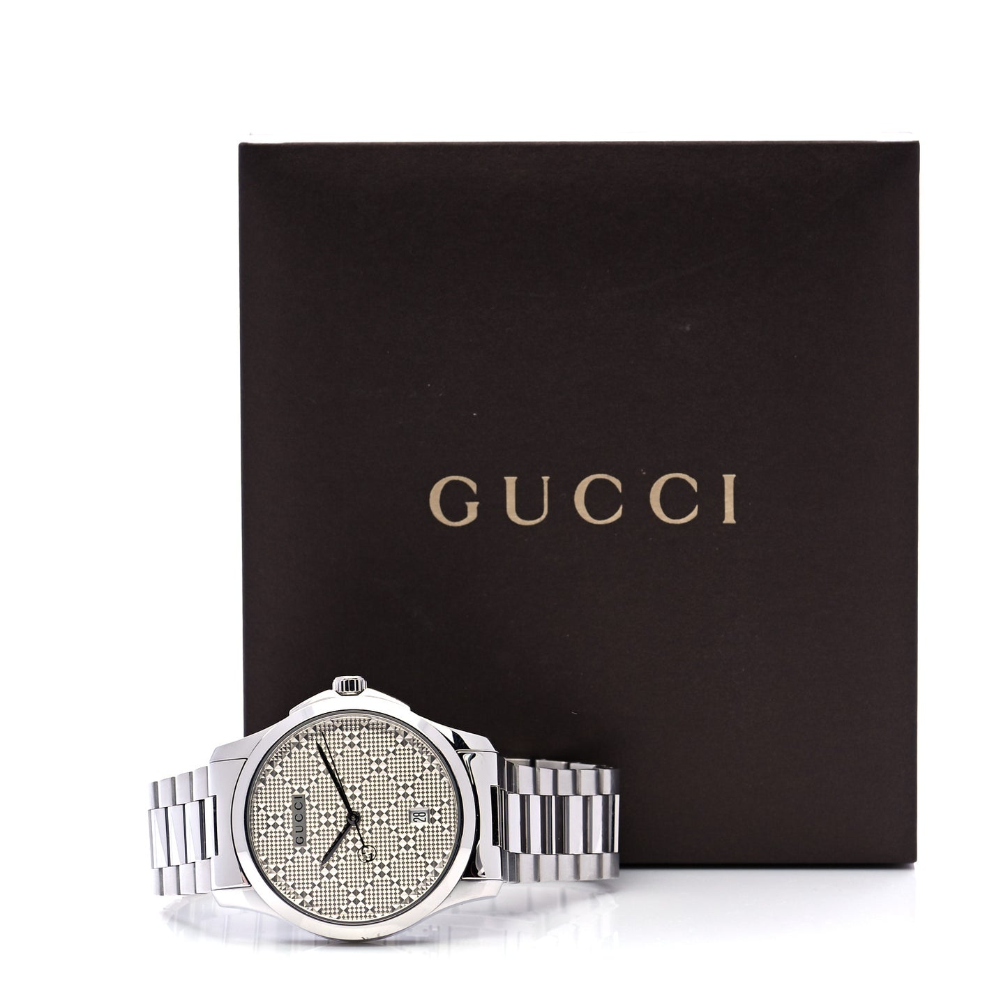 Stainless Steel 38mm G-Timeless Diamante Quartz Watch