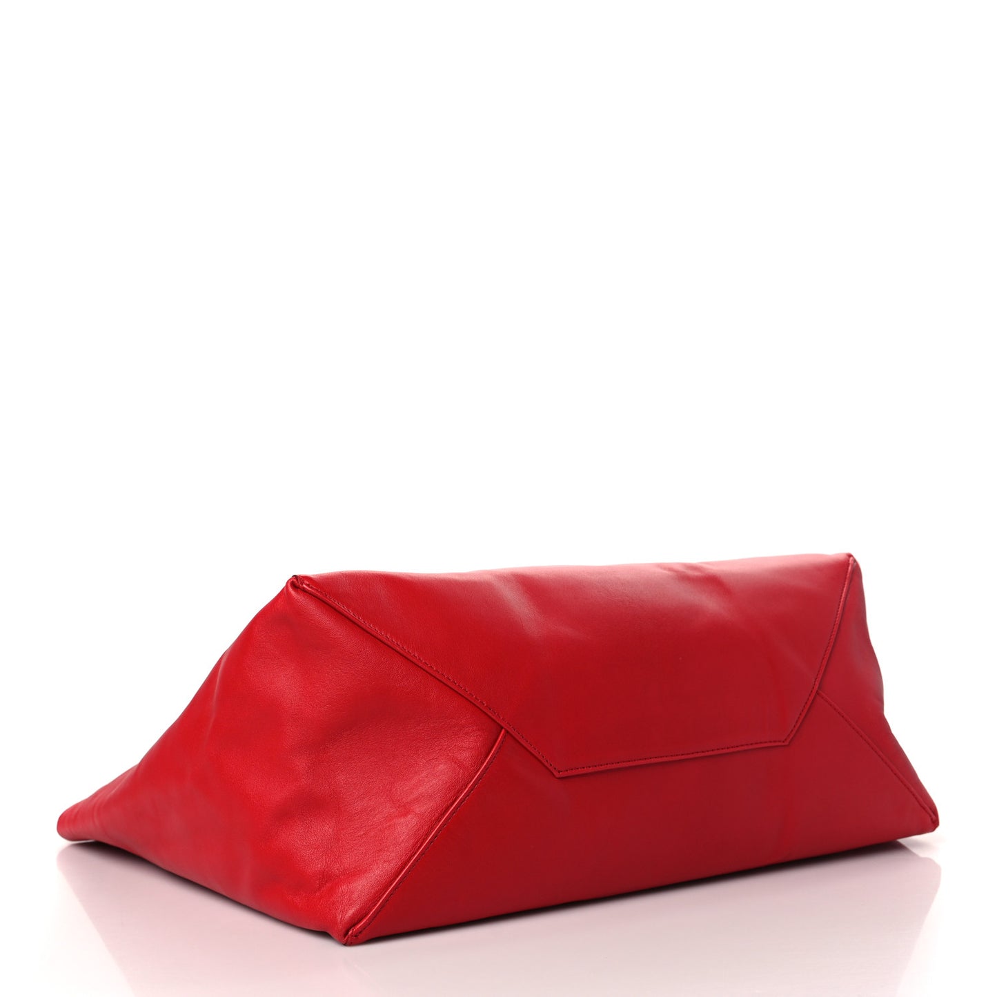 Calfskin Large Shopping Tote Rouge Eros