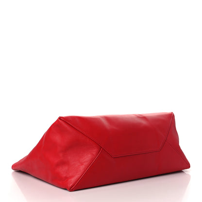 Celine Calfskin Large Shopping Tote Rouge Eros 3 of 7