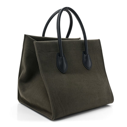 Celine Cotton Canvas Medium Phantom Luggage Olive 3 of 13