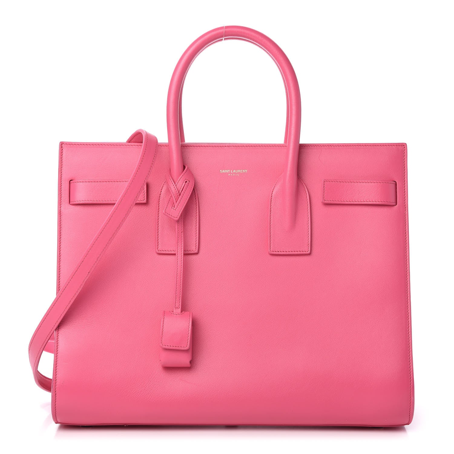 Saint Laurent Calfskin Small Sac De Jour Bubblegum 1 of 10