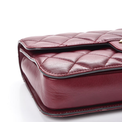 Chanel Calfskin Perfect Edge Medium Flap Burgundy 9 of 15