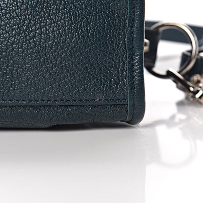 Balenciaga Chevre Silver Metallic Edge Hardware Mini City Bleu Paon 10 of 11
