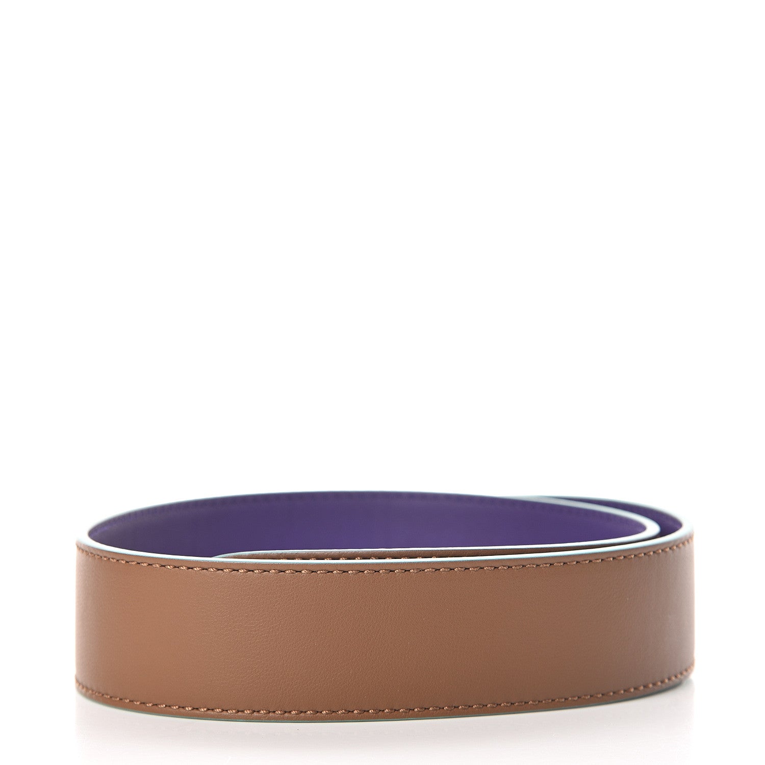 Fendi Vitello Dolce Bi-Color Strap You Brownie Purple 2 of 3