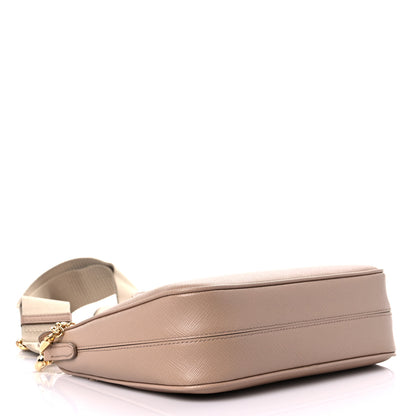 Prada Saffiano Re-Edition 2005 Shoulder Bag Cammeo Beige 4 of 11