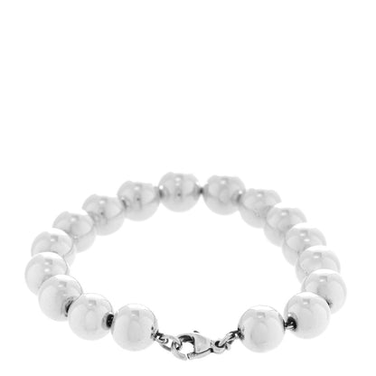 Tiffany Sterling Silver 10mm HardWear Ball Bracelet 3 of 5