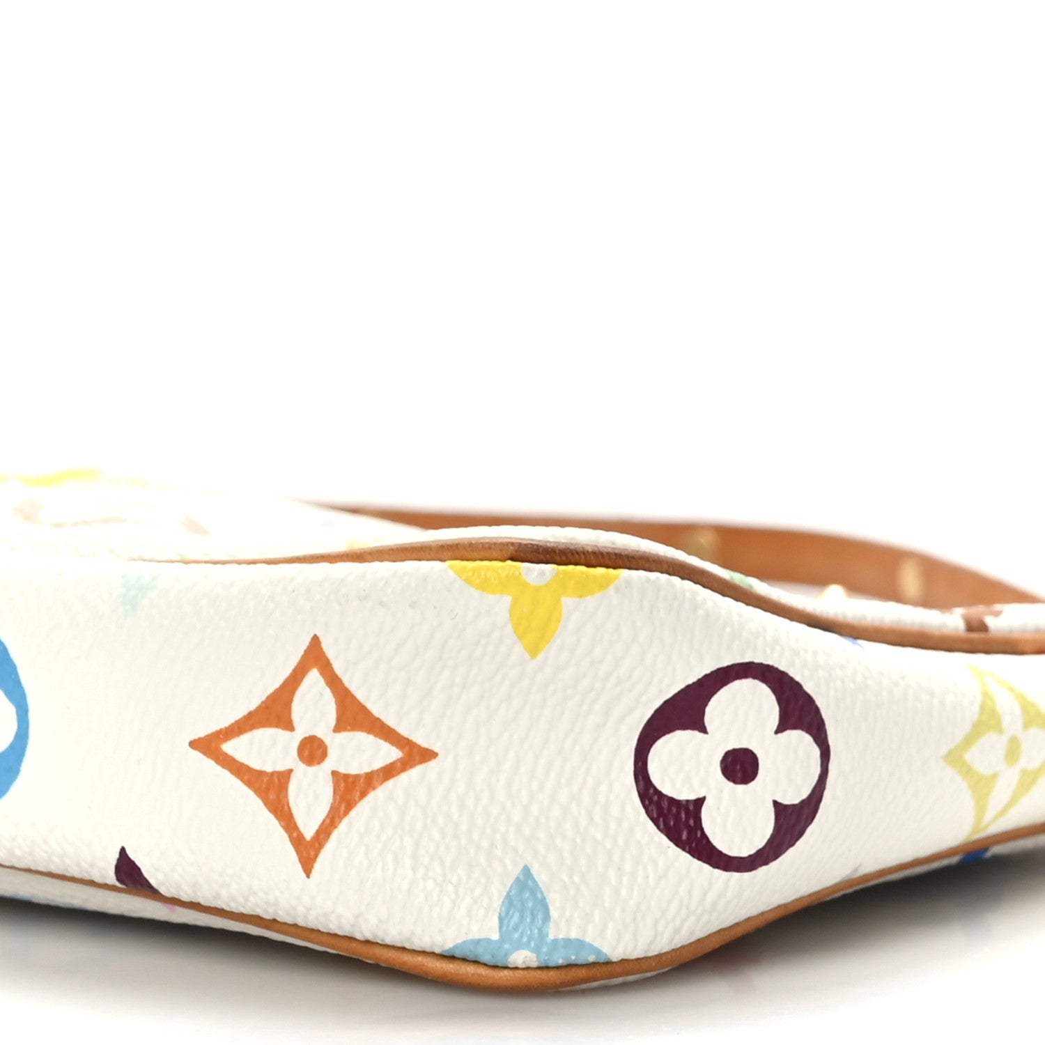 Louis Vuitton Monogram Multicolor Pochette Accessories White 9 of 9