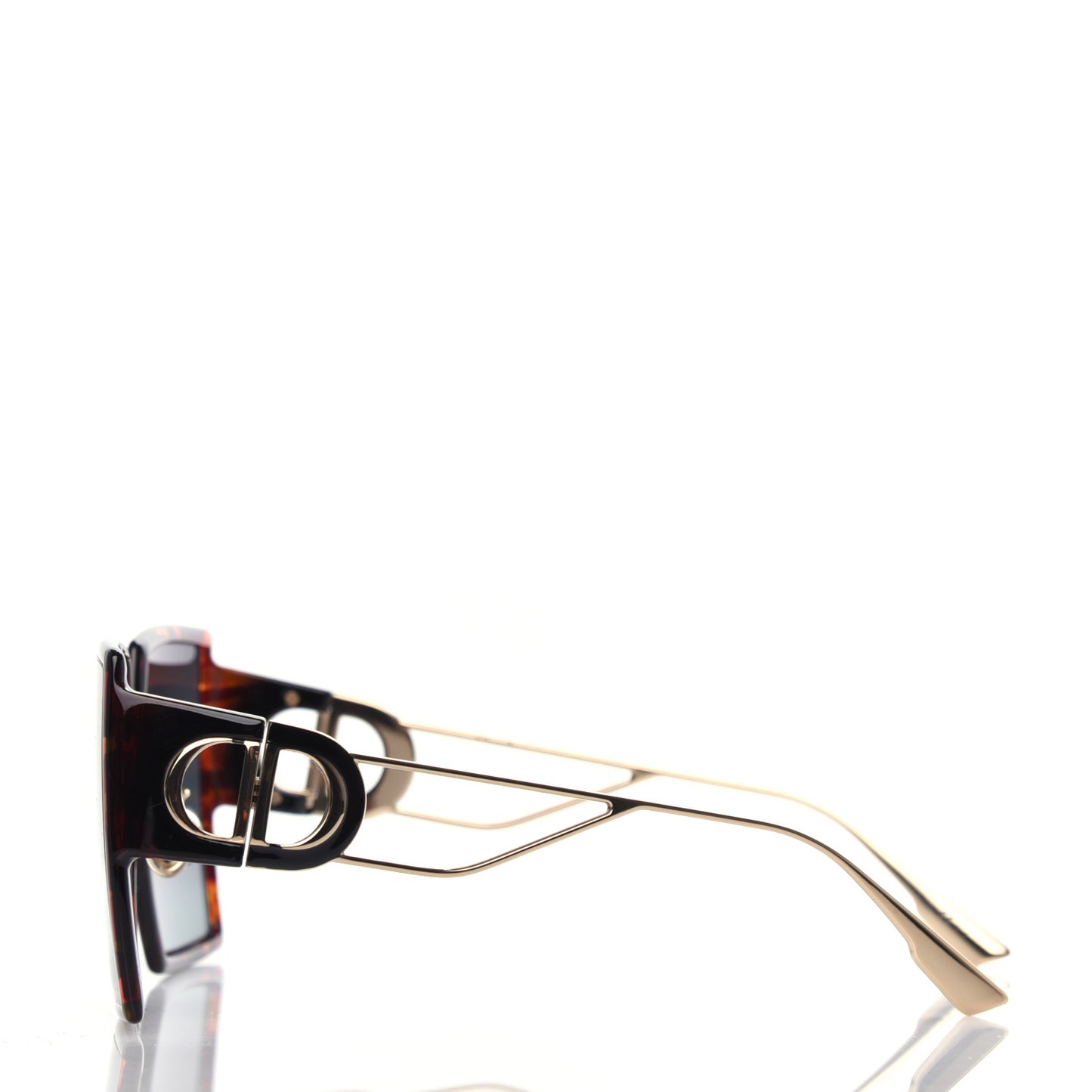 Square 30 Montaigne Sunglasses Tortoise