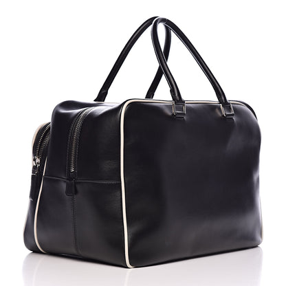 Prada X JAMES JEAN Vitello Comic Print Duffle Black Talco 3 of 11