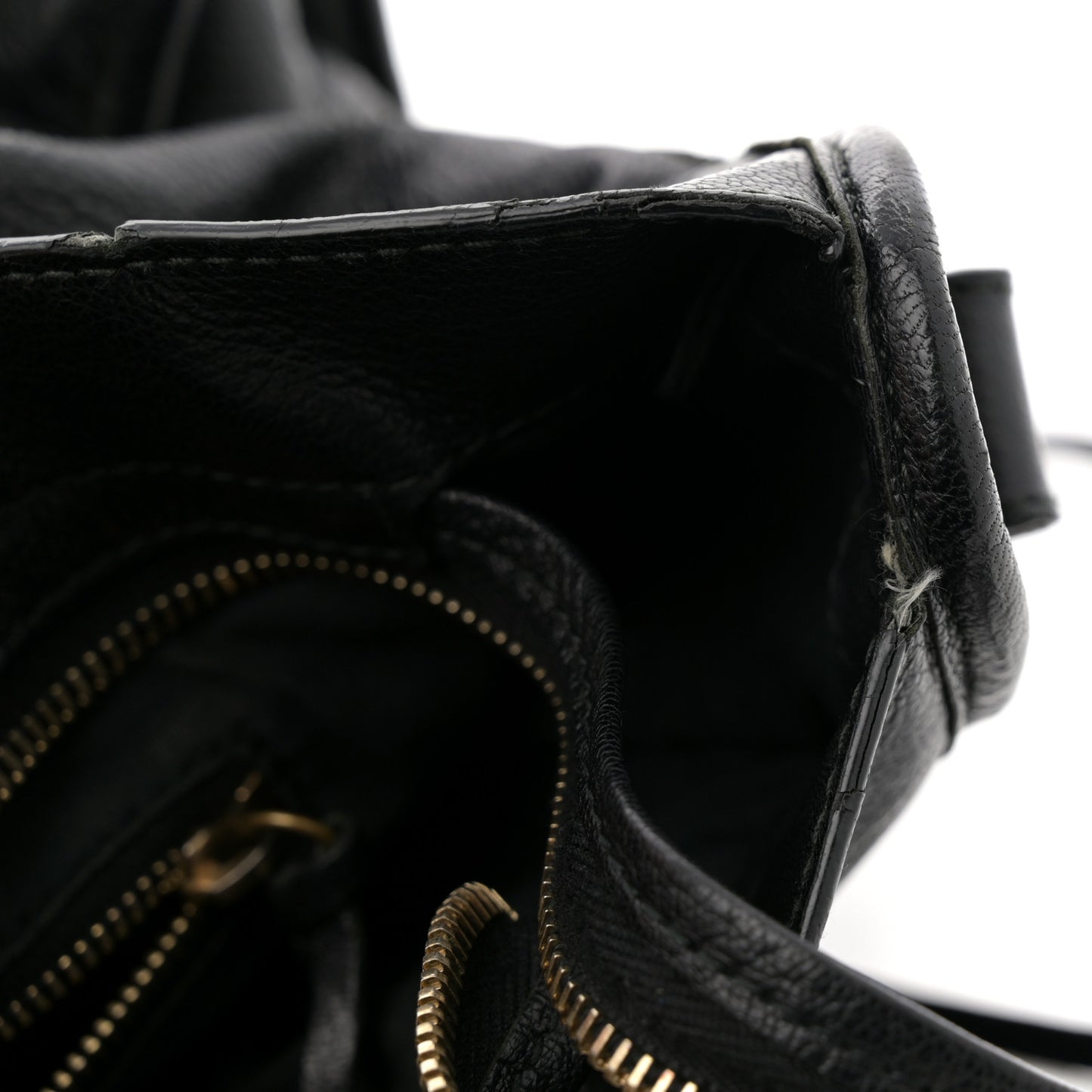 Agneau Classic Gold Hardware City Black
